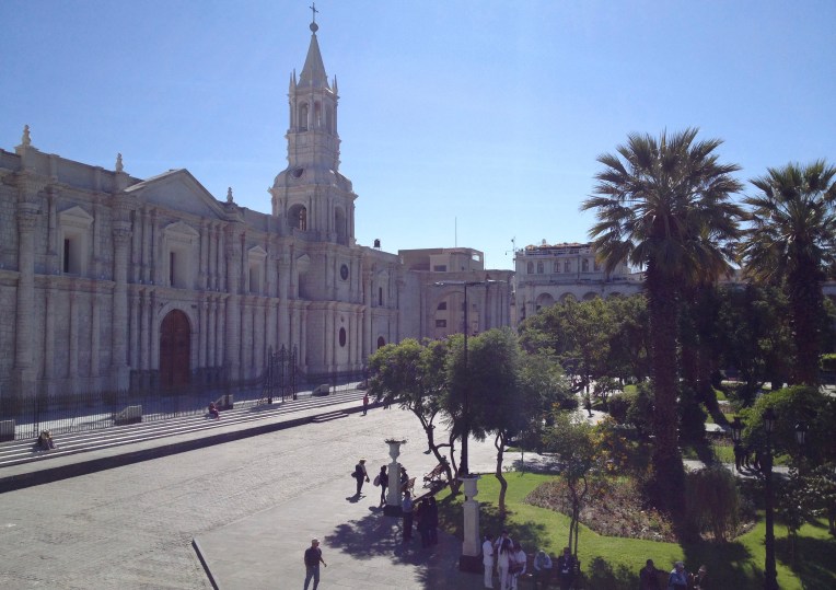 Arequipa plaza // A Slice of Peru