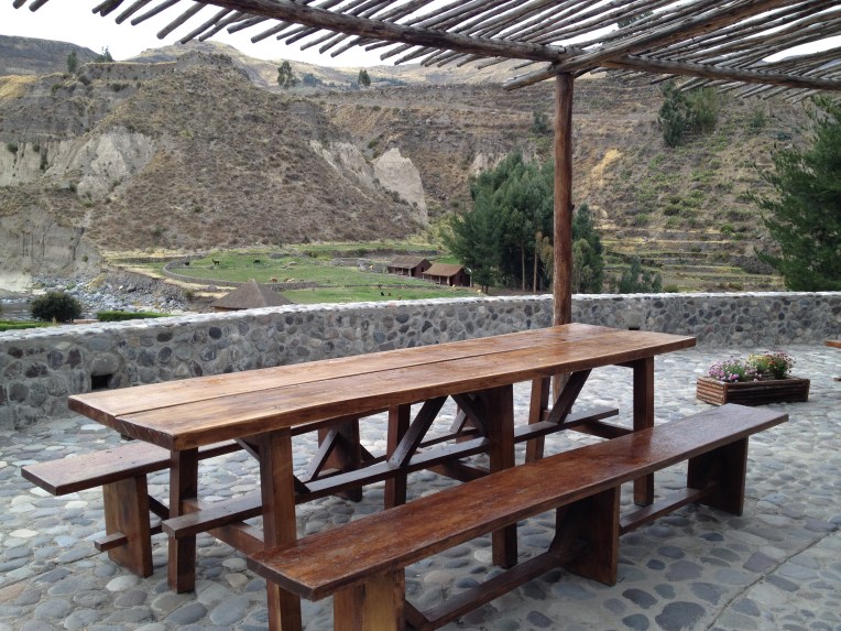 terrace - Colca Lodge // A Slice of Peru