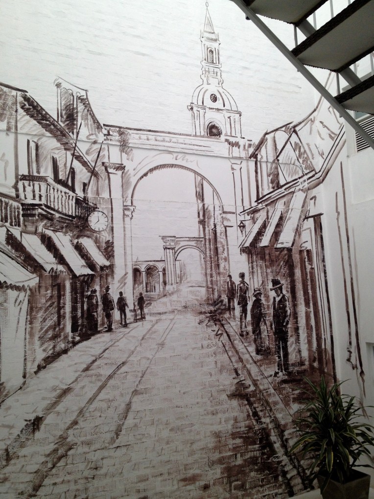 sketches in La Plaza Boutique // A Slice of Peru