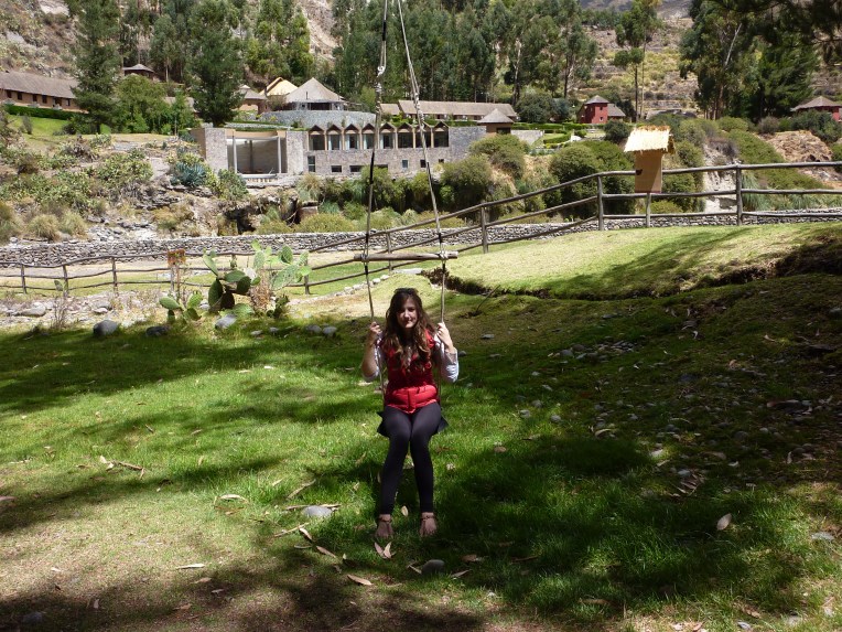swing at Colca Lodge // A Slice of Peru