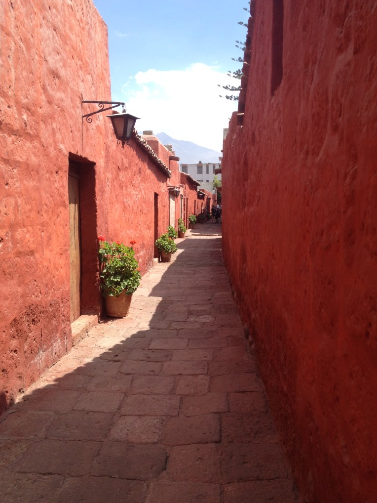 red walls, Santa Catalina Monastery, Arequipa // A Slice of Peru