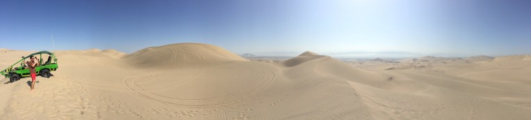 panorama, sand dunes, Huacachina // A Slice of Peru